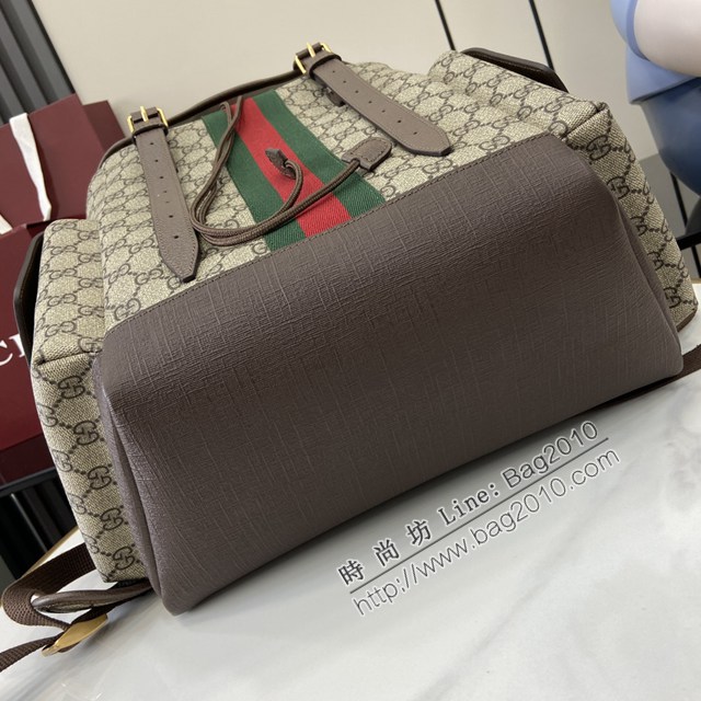 Gucci專櫃古馳最經典款男士雙肩背包 jh2804型號:  598140